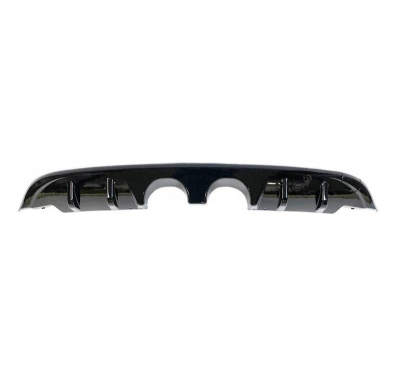 Difusor Trasero Volkswagen Golf 6 look R20 Negro Brillante Plástico ABS