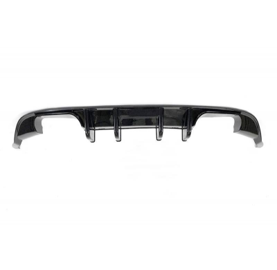 Difusor Trasero Volkswagen Golf 7.5 Negro Brillante Plástico ABS