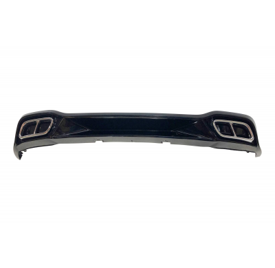 Difusor Trasero Volkswagen Golf 8 2019-2023 Negro brillante Look RLine Plástico ABS