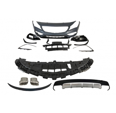 Kit Carrocería Mercedes W117 2016-2018 LCI 4P Look AMG A45 Plástico ABS