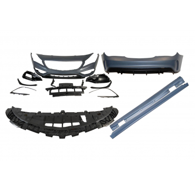 Kit Carrocería Mercedes W117 2016-2018  LCI 4P / SW Look AMG A45 II Plástico ABS