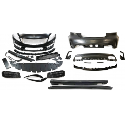 Kit Carrocería Mercedes W176 A45 2012-2015 Look AMG Sin colas Plástico ABS
