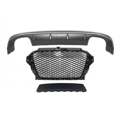 Kit De Carrocería Audi A3 Sportback 2013 Look Sport line ABS Plástico ABS