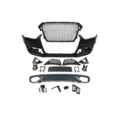 Kit De Carrocería Audi A4 13-16 Look RS4 B8.5 Plástico ABS
