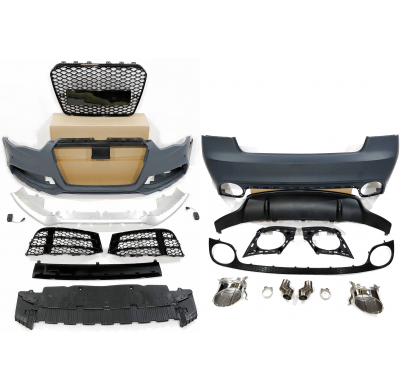 Kit De Carrocería Audi A5 Coupe 2013-2016 Look RS5 Plástico ABS