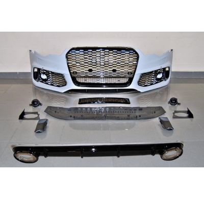 Kit De Carrocería Audi A6 C7  2011-2014 Look RS6 Plástico ABS
