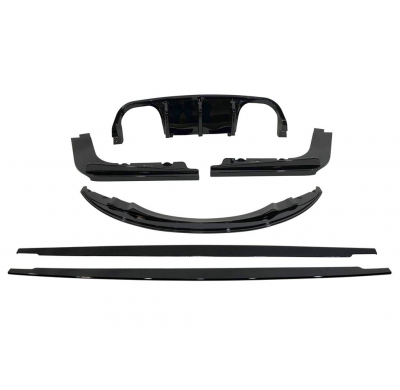 Kit De Carrocería BMW E92 / E93 Look M3 Brillante Negro Plástico ABS