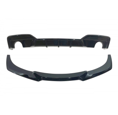 Kit De Carrocería BMW F06 / F12 / F13 Look M PERFORMANCE Brillante Negro Plástico ABS