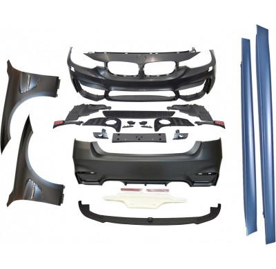 Kit De Carrocería BMW F30 Look M4 Plástico ABS
