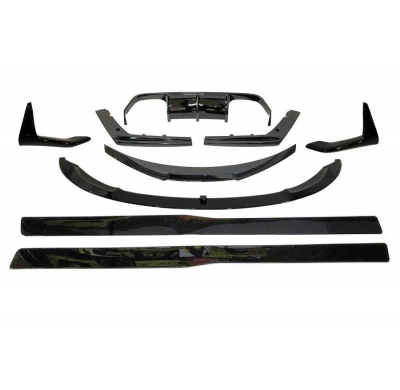 Kit De Carrocería BMW F82 / F83 M4 Brillante Negro Look CS Plástico ABS