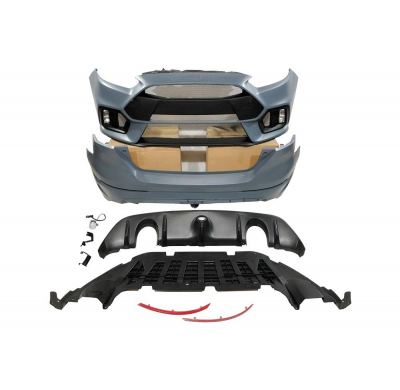 Kit De Carrocería Ford Focus 2015-2018 Look RS Plástico ABS