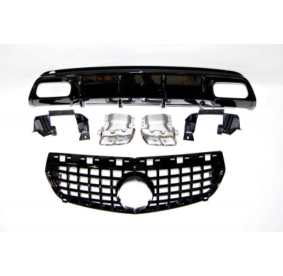 Kit De Carrocería Mercedes W176 2012-2015 Look GT Plástico ABS