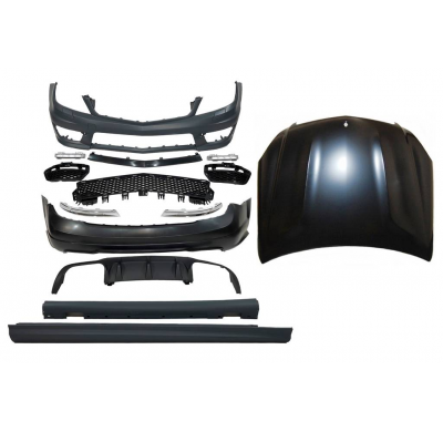 Kit De Carrocería Mercedes W204 Coupe 2007-2013 Look AMG Plástico ABS