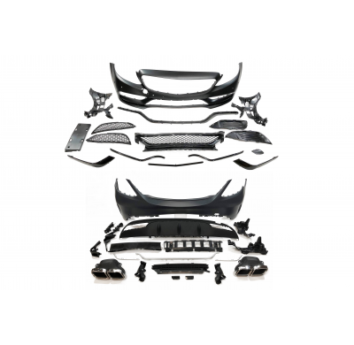 Kit De Carrocería Mercedes W205 2014-2018 4p Look AMG Plástico ABS