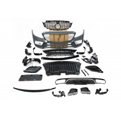 Kit De Carrocería Mercedes W213 4 puertas look AMG E63 Plástico ABS