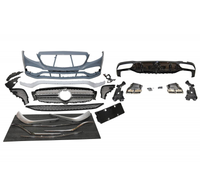Kit De Carrocería Mercedes W213 4p / Estate 2016-2019 look AMG E63 ABS Plástico ABS
