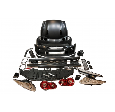 Kit De Carrocería Nissan Skyline R35 2008-2015 Look 2017 Plástico ABS