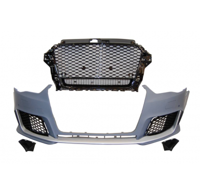 Paragolpes Delantero Audi A3 2013-2015 4 Puertas / Cabriolet Look RS3  Plástico ABS