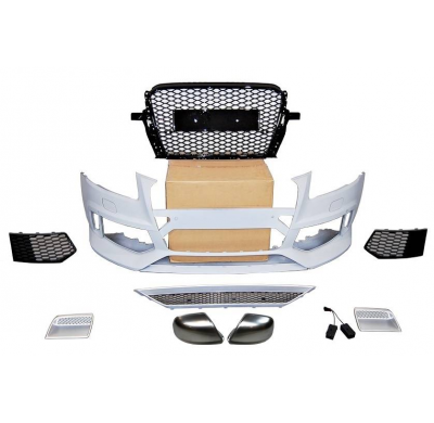 Paragolpes Delantero Audi Q5 2012-2016 Look RSQ5 Cubre espejos Plástico ABS