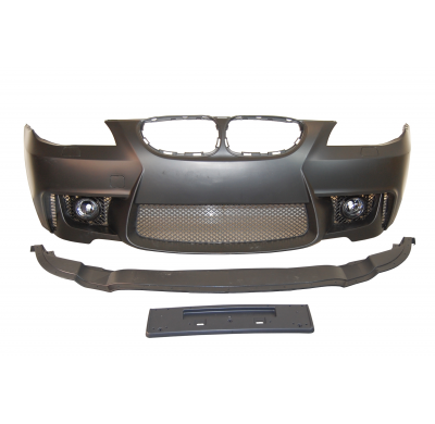 Paragolpes Delantero BMW E60 04-09 Look M1 Antinieblas Plástico ABS