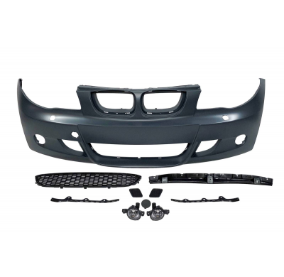 Paragolpes Delantero BMW E87/ E81/E82/E88 Look M 05-11 Antinieblas Plástico ABS