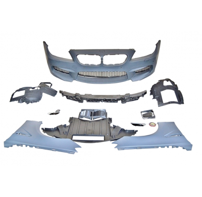 Paragolpes Delantero BMW F06 / F12 / F13 look M6 Aletas Plástico ABS