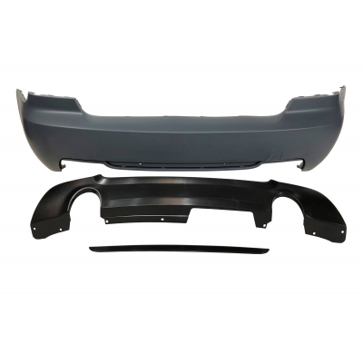 Paragolpes Trasero BMW E92 /E93 Look M-Tech Doble Salida ABS Plástico ABS
