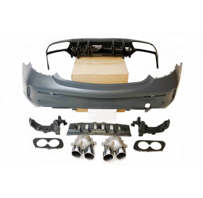 Paragolpes Trasero Mercedes W205 Coupe 14-18 / 19+ Look E53 Plástico ABS