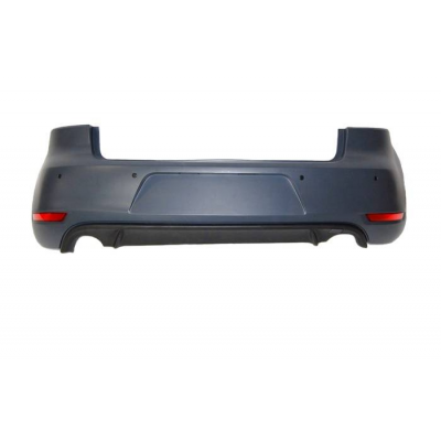 Paragolpes Trasero Volkswagen Golf 6 Look GTI 2 Salidas ABS Plástico ABS