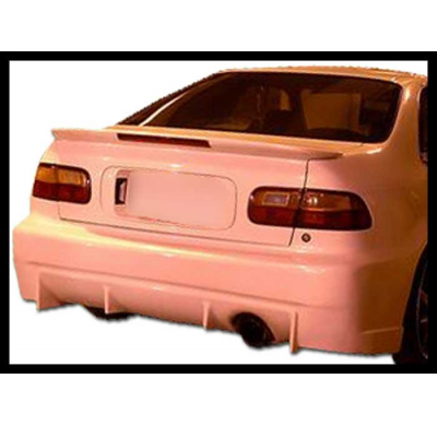 Paragolpes Trasero Honda Civic 2-4 P. Racing Fibra de vidrio