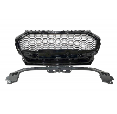 Parrilla Audi Q5 2021+ Look RSQ5 Full Black Plástico ABS