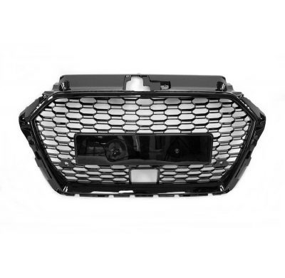 Parrilla Delantera Audi A3 2017-2018 Look RS3 Plástico ABS