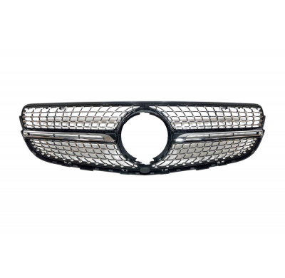 Parrilla Mercedes GLC X253 2015-2019 Look Diamond Plástico ABS