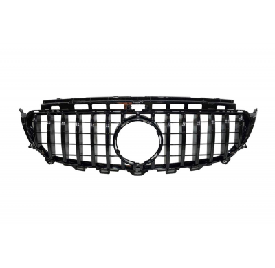 Parrilla Mercedes W213 / C238 Look GT Full Black Cámara Plástico ABS