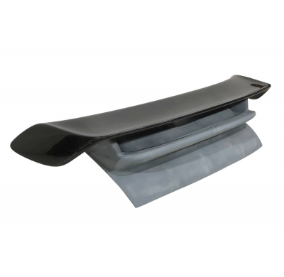 Portón Fibra Porsche 911 / 997 2005-2008 Look GT2 Con Alerón Carbono Fibra de vidrio