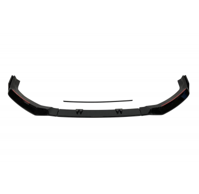 Spoiler Delantero Audi TT look TTRS 8S Pre-Facelift 2016-2019 Negro brillante Plástico ABS