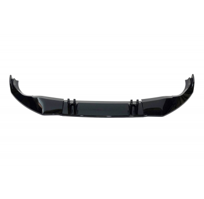 Spoiler Delantero Audi Q8 2018-2023 look SLine Negro Brillante Plástico ABS