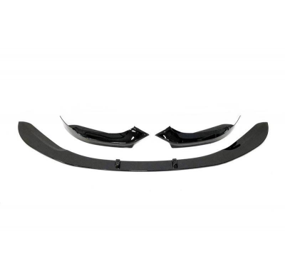 Spoiler Delantero BMW F20 / F21 LCI 2015 Brillante Negro Plástico ABS
