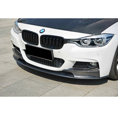Spoiler Delantero BMW F30 Look Mtech Performance Carbono Fibra de Carbono