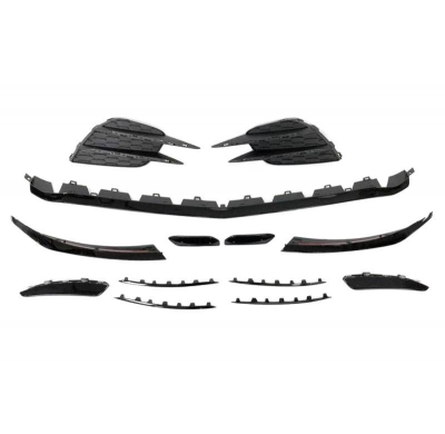 Spoiler Delantero Mercedes W177 Look AMG A45 2019 Rejillas Plástico ABS