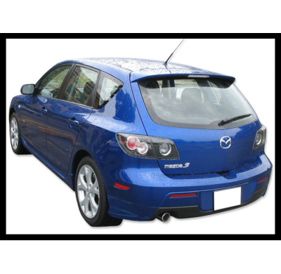 Spoiler Trasero Mazda 3 5P. '03 RS Fibra de vidrio