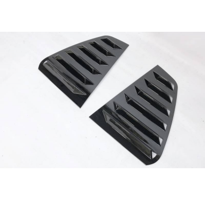 Cubre ventanillas Volkswagen Golf 7 / 7.5 5 Puertas Negro Brillante Plástico ABS