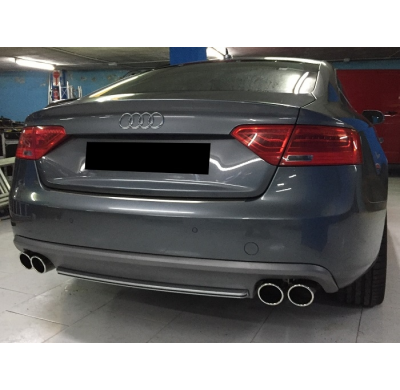 Difusor Trasero Audi A5 Sportback 2012-2015 Look S-Line ABS Plástico ABS