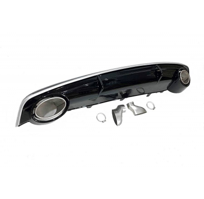 Difusor Trasero Audi A7 2015-2018 Look RS7 ABS Plástico ABS