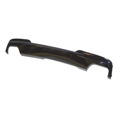 Difusor Trasero BMW F10 / F11 12-16 2 Salidas doble Brillante Negro Plástico ABS