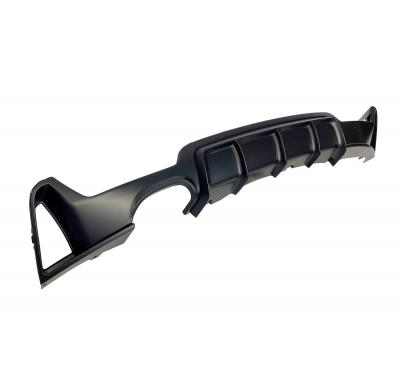 Difusor Trasero BMW F32 / F33 / F36 Look M Performance 1 Salida doble Plástico ABS
