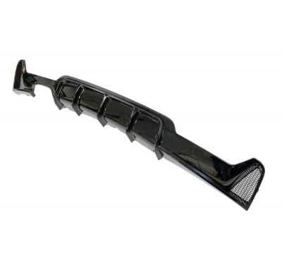 Difusor Trasero BMW F32 / F33 / F36 Look M Performance Brillante Negro Plástico ABS