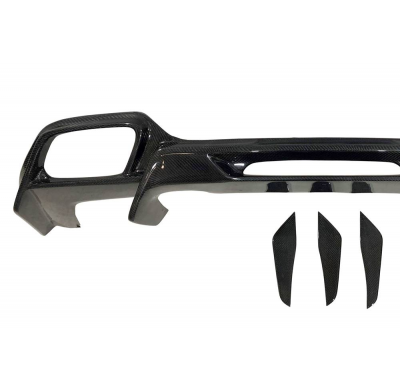 Difusor Trasero Mercedes R190 Coupe Look AMG GT Carbono Fibra de Carbono