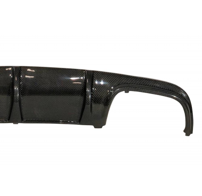 Difusor Trasero Mercedes W204 4P 07-10 Look AMG C63 Carbono Fibra de Carbono