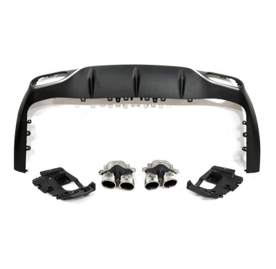 Difusor Trasero Mercedes W213 COUPE C238 look E53 Plástico ABS